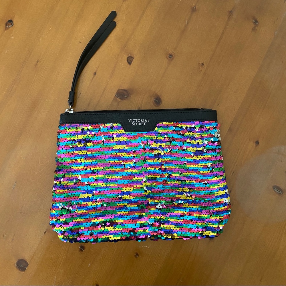 Reversible Glitter Victoria’s Secret Clutch